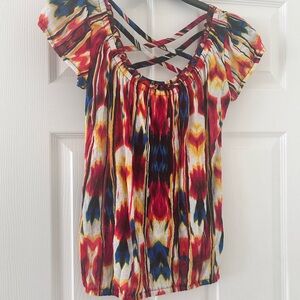 Shein floral Off Shoulder XS girl summer top